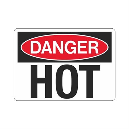 Danger Hot Sign